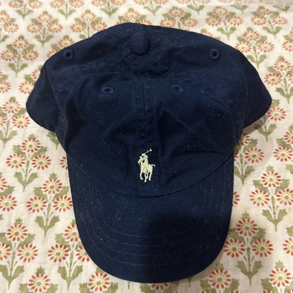 Baby Polo Ralph Lauren Hat, Navy